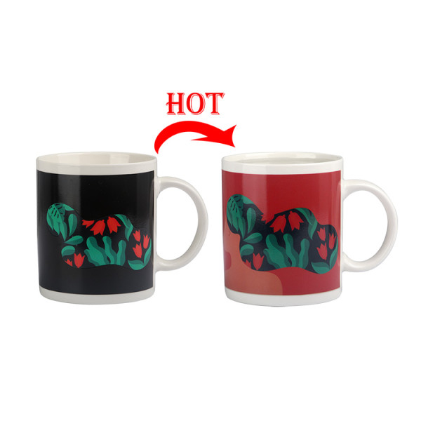 New arrival 11oz ceramic new mug magic mug for sale