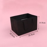 Environmental Friendly Recyclable Custom Logo Printed Kraft Brown Paper Gift Shopping Carrier Bag with Twisted Handles