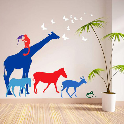 Custom design decorative polyester fabric digital printing wallpaper murals