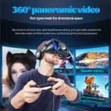 hot sale VRGpro visual experience oculos 3d glasses For 4.7-6.5 inch Iphone/Android Smartphone  box gaming headset 3d Vr Glasses