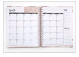 Custom Printed Spiral Paper Daily Planner Undated