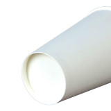 Eco friendly disposable single wall plain white coffee paper cup with plastic lid