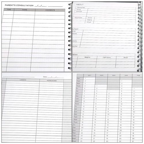 College School Custom Printing Teaching Plan Lesson Teacher Planner