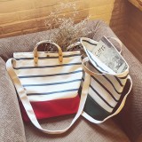 Korean popular dual-purpose hand canvas shopping tote bag