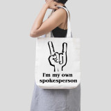 Anti-conformist printing bag , Custom 100% Cotto canvas carry bags,canvas weekend tote shopping bag