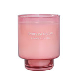 Luxury Morden Candle Jars Glass with Box Packaging wholesale glass jar logo scented candle