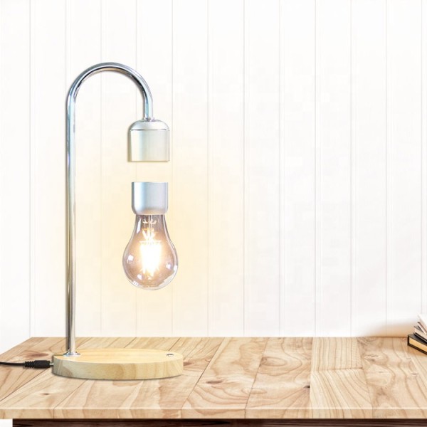 Creative Magnetic Suspension LED Bulb Table Light Maglev Wireless Reading Floating Table Lamp
