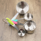 Heavy Duty Stainless Steel Coffee Measuring Spoons Metal Set