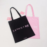 custom fine quality eco friendly blank reusable cotton canvas tote shopping bags with logos printed