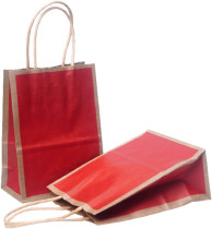 cheap custom shipping paper bags with ribbon fancy clothes packaging shopping gift bags