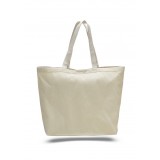 Customized cotton canvas tote bag with logo