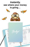 Custom Loose Leaf A5 Pu Leather Bill Budget Binder Planner with Cash Envelopes
