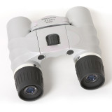 Compact White Roof Prism DCF Binoculars 10x25 for Sightseeing Hiking