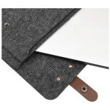 Laptop Shoulder Bag Ultraportable Protective Felt Slim Briefcase Carrying Handbag Sleeve Case 15 15.6 inch For MacBook Pro