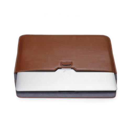 13 inch PU Leather Case laptop Sleeve bag with Stand Bag with Stand for Notebook Sleeve