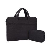 Special Design 15.4 Inch 2 In 1 Black Waterproof Polyester Laptop Handbag Notebook For Macbook Air