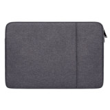 New Design 13 Inch Black Water Resistant Polyester Laptop Sleeve Notebook Bag Computer Bag For Macbook Air with Fluffy Lining
