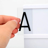 A4  size USB electronic indoor  LED spell letter sign advertising Light Box