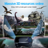 hot sale VRGpro visual experience oculos 3d glasses For 4.7-6.5 inch Iphone/Android Smartphone  box gaming headset 3d Vr Glasses