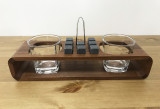 13-Piece Handcrafted Whiskey Glass Set Granit Whiskey Rocks Whiskey Stones Gift Set with Stand