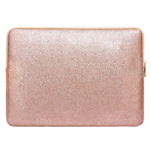 Sleeve for 13  MacBook Bling Bling Glitter Notebook Sleeves bag case 13  Laptop for woman - Rose Gold