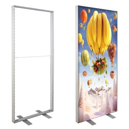 China Expomax Custome Design Aluminium Fabric SEG Light Box LED Light Box For Advertising