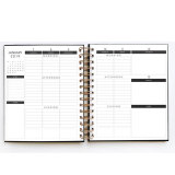 A4 Custom Spiral Planner Hardcover Organizer Travel Planner