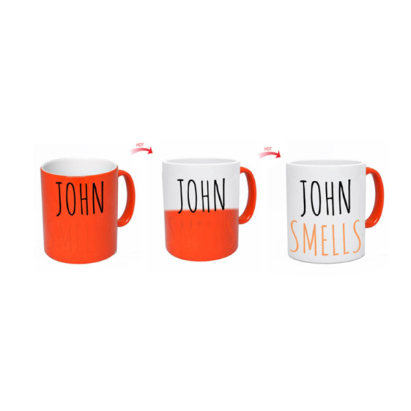 Hot temperature sensitive color changing mugs Color Changing Mugs Cups