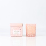 Art Glass Jar Packaging Strong Fruit Soy Wax Scented Led Candles