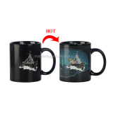 promotional gifts 11oz color changing private label coffee mugs