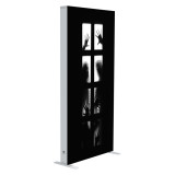 high quality 120mm led advertising crystal trade frame show light display seg portable lightbox