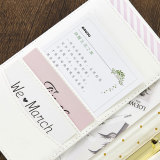 Gold Pink Custom A5 Binder Bound Journal Refill Paper