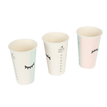 Custom logo printed eco friendly disposable coffee paper cup