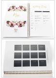 A5 Customized Spiral Wedding Planner Organizer Book