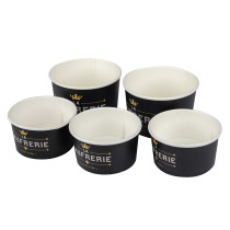 Ready to Ship 8oz/12oz/16oz double wall  paper cup, disposable blanks paper coffee cup with Lid