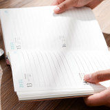2022 Custom Logo Recycled Pu Leather Hardcover Agenda Journal Notebook