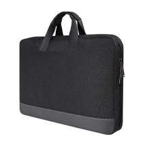 Multi compartment Briefcase  Bag computer sleeve nylon laptop bag organizer pouch For Macbook