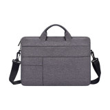 Hot Sale 14.1 Inch Space Gray Internal Super Soft Shock Protection Business Laptop Messenger Bag For Unisex