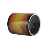 Creative Magical Cartoon Mug Discoloration Cup Ceramic Coffee Cup Color Changing Cups