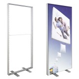 Tradeshow exhibition booth display tension fabric backdrop SEG led light box