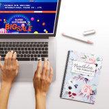 Girls Health Planner Custom Fitness Journal Daily Planner