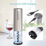 Wine Gift Set Stainless Steel Automatic Electric Wine Bottle Opener Cordless Wine Bottle Opener with Charging Base