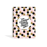 Custom Daily Weekly Spiral Goal Planner Cover Health Planner