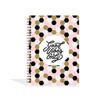 Custom Daily Weekly Spiral Goal Planner Cover Health Planner