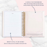 OEM Custom Golden Foil Wholesale Spiral Wedding Planner Books