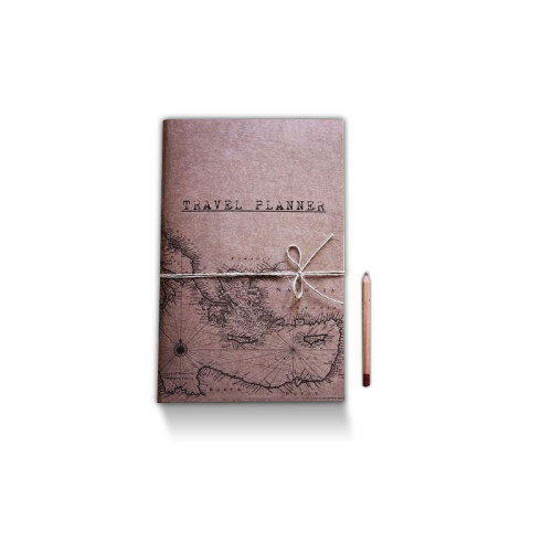Vintage Notebook Travel Diary Journal Planner