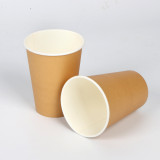single wall biodegradable pla eco-friendly paper coffee cups disposable paper cup