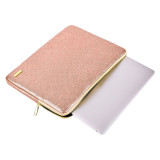 Sleeve for 13  MacBook Bling Bling Glitter Notebook Sleeves bag case 13  Laptop for woman - Rose Gold