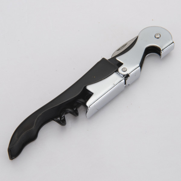Wholesale Cheap Durable Multifunction Customized Double Hinged Stainless Steel Professional Waiters Corkscrew Bottle Wine Opener