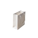 Wholesale White Black High Quality eco friendly Kraft Paper Bag With Handle